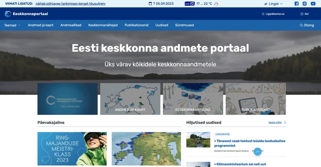 Публичные услуги в сфере окружающей среды доступны на новой платформе